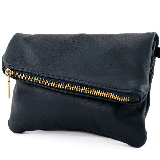 modamoda de - T95 - ital Handgelenktasche aus Nappaleder Mini