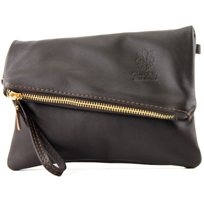 modamoda de - T95 - ital Handgelenktasche aus Nappaleder Mini