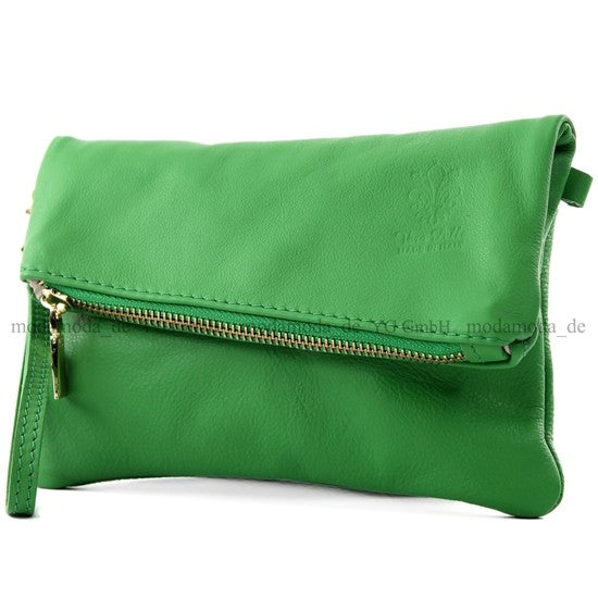 modamoda de - T95 - ital Handgelenktasche aus Nappaleder Mini