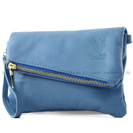modamoda de - T95 - ital Handgelenktasche aus Nappaleder Mini