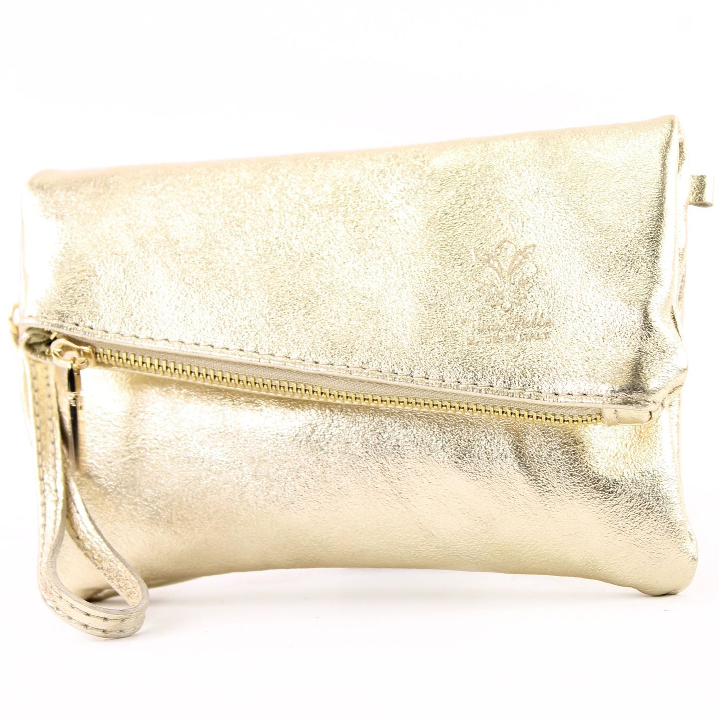 modamoda de - T95 - ital Handgelenktasche aus Nappaleder Mini