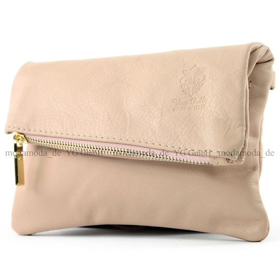 modamoda de - T95 - ital Handgelenktasche aus Nappaleder Mini