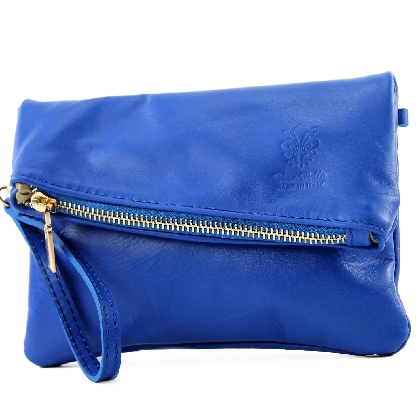 modamoda de - T95 - ital Handgelenktasche aus Nappaleder Mini