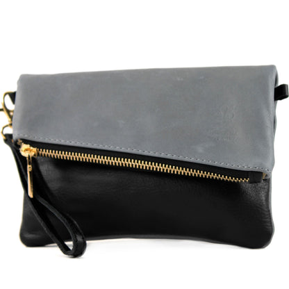 modamoda de - T95 - ital Handgelenktasche aus Nappaleder Mini