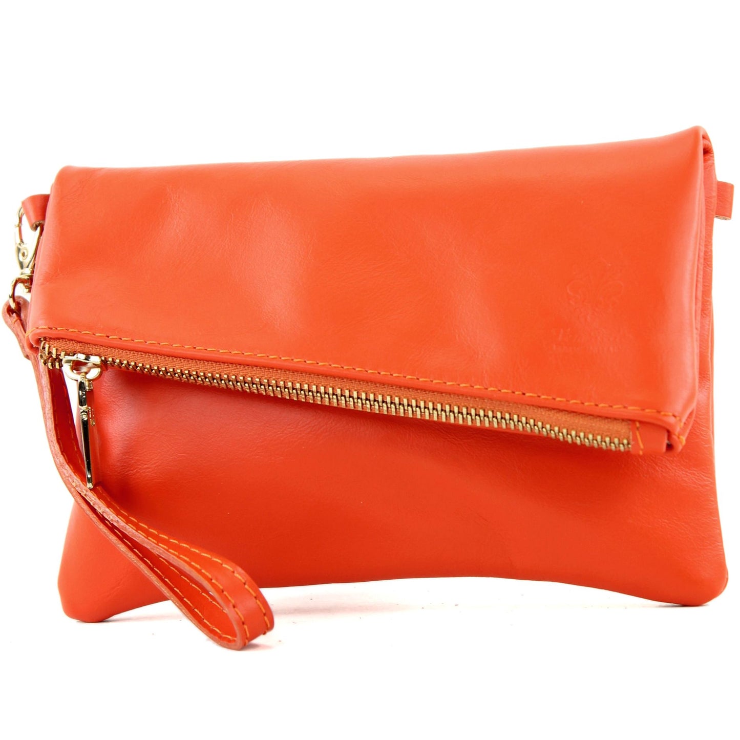 modamoda de - T95 - ital Handgelenktasche aus Nappaleder Mini