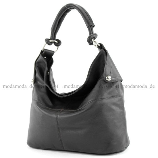 modamoda de -  DS26 - ital Damenhandtasche aus Nappaleder