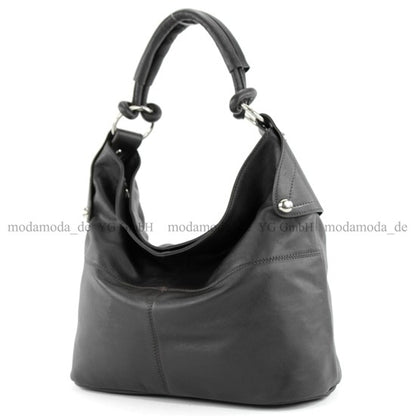 modamoda de -  DS26 - ital Damenhandtasche aus Nappaleder