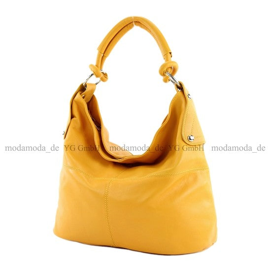 modamoda de -  DS26 - ital Damenhandtasche aus Nappaleder
