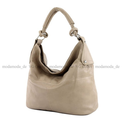 modamoda de -  DS26 - ital Damenhandtasche aus Nappaleder
