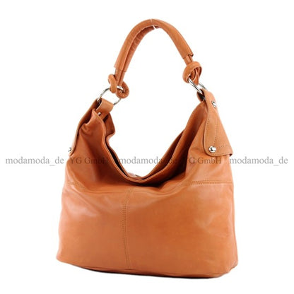 modamoda de -  DS26 - ital Damenhandtasche aus Nappaleder
