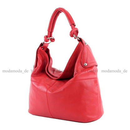 modamoda de -  DS26 - ital Damenhandtasche aus Nappaleder