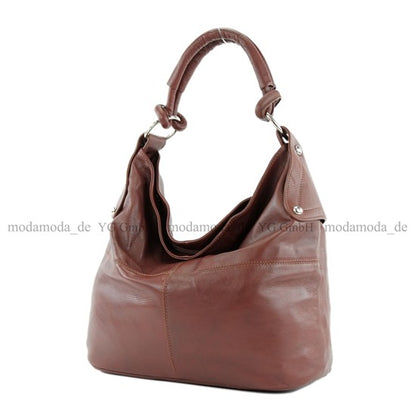 modamoda de -  DS26 - ital Damenhandtasche aus Nappaleder