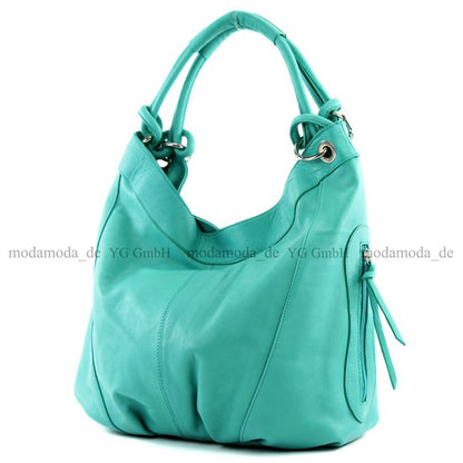 modamoda de -  Z18 - ital Damenhandtasche aus Leder/Nappaleder