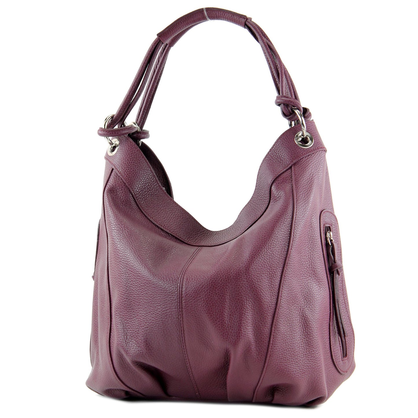 modamoda de -  Z18 - ital Damenhandtasche aus Leder/Nappaleder