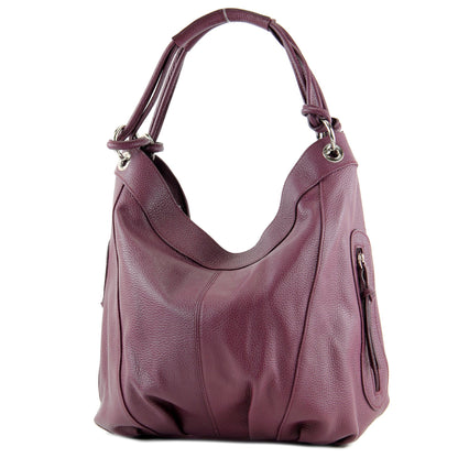modamoda de -  Z18 - ital Damenhandtasche aus Leder/Nappaleder