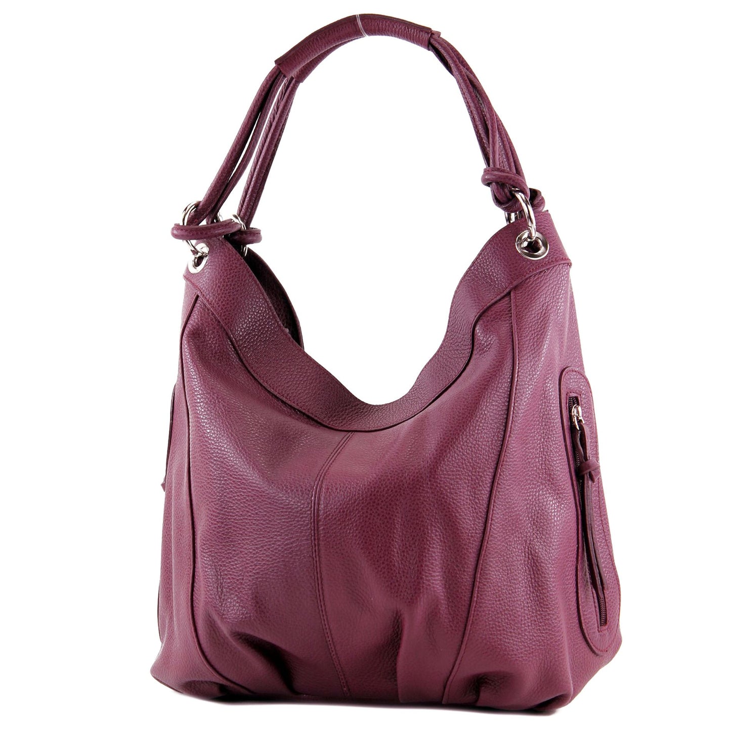 modamoda de -  Z18 - ital Damenhandtasche aus Leder/Nappaleder