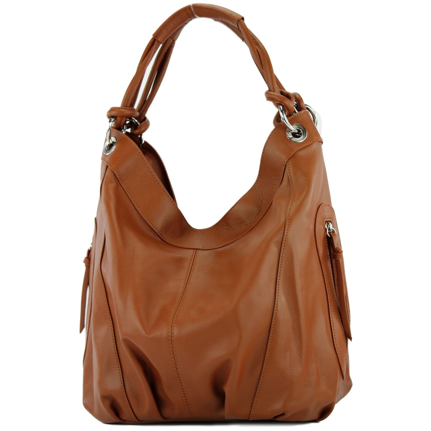 modamoda de -  Z18 - ital Damenhandtasche aus Leder/Nappaleder