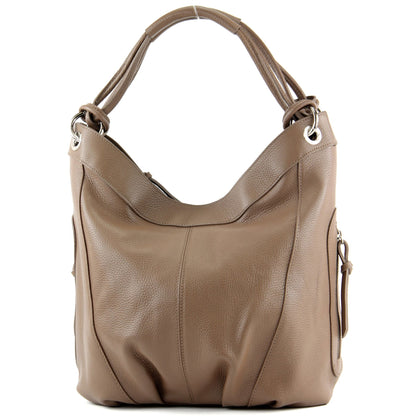 modamoda de -  Z18 - ital Damenhandtasche aus Leder/Nappaleder