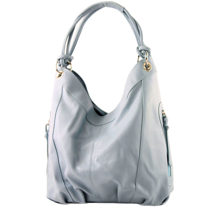 modamoda de -  Z18 - ital Damenhandtasche aus Leder/Nappaleder