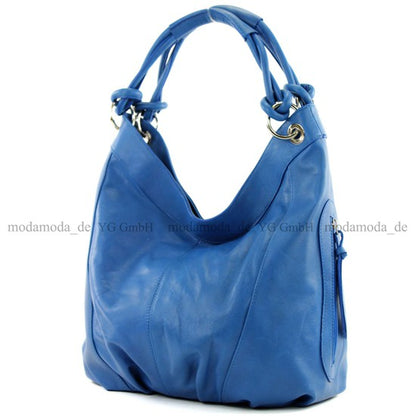 modamoda de -  Z18 - ital Damenhandtasche aus Leder/Nappaleder