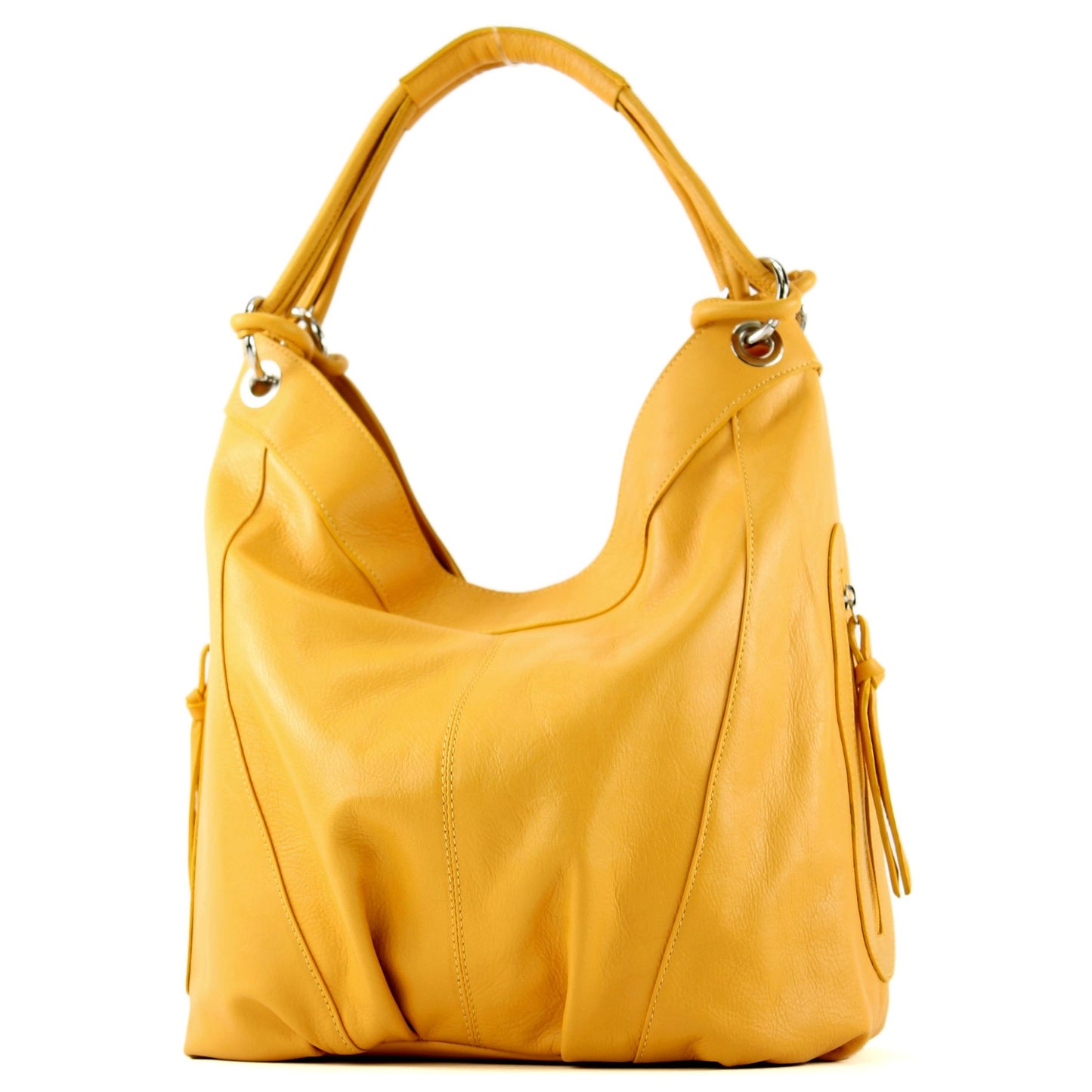 modamoda de -  Z18 - ital Damenhandtasche aus Leder/Nappaleder