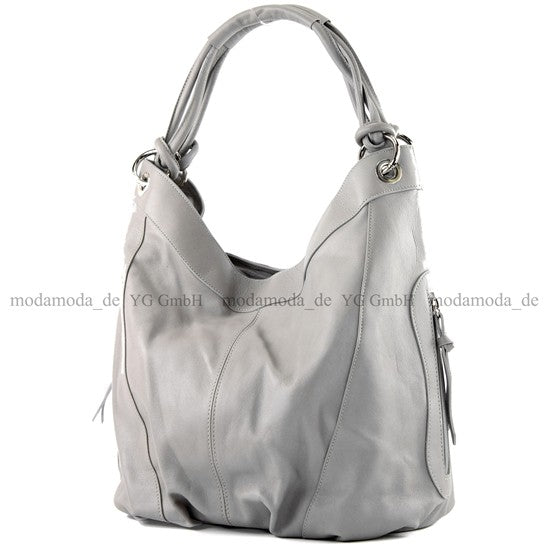 modamoda de -  Z18 - ital Damenhandtasche aus Leder/Nappaleder
