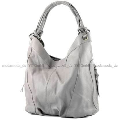 modamoda de -  Z18 - ital Damenhandtasche aus Leder/Nappaleder