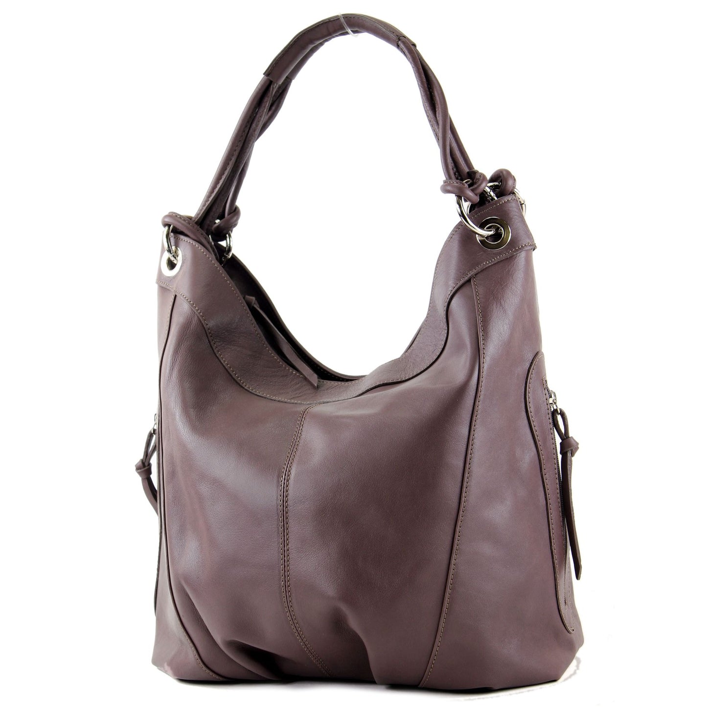 modamoda de -  Z18 - ital Damenhandtasche aus Leder/Nappaleder
