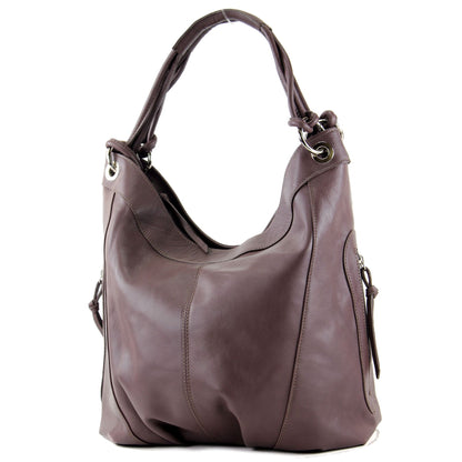 modamoda de -  Z18 - ital Damenhandtasche aus Leder/Nappaleder