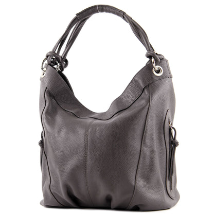 modamoda de -  Z18 - ital Damenhandtasche aus Leder/Nappaleder