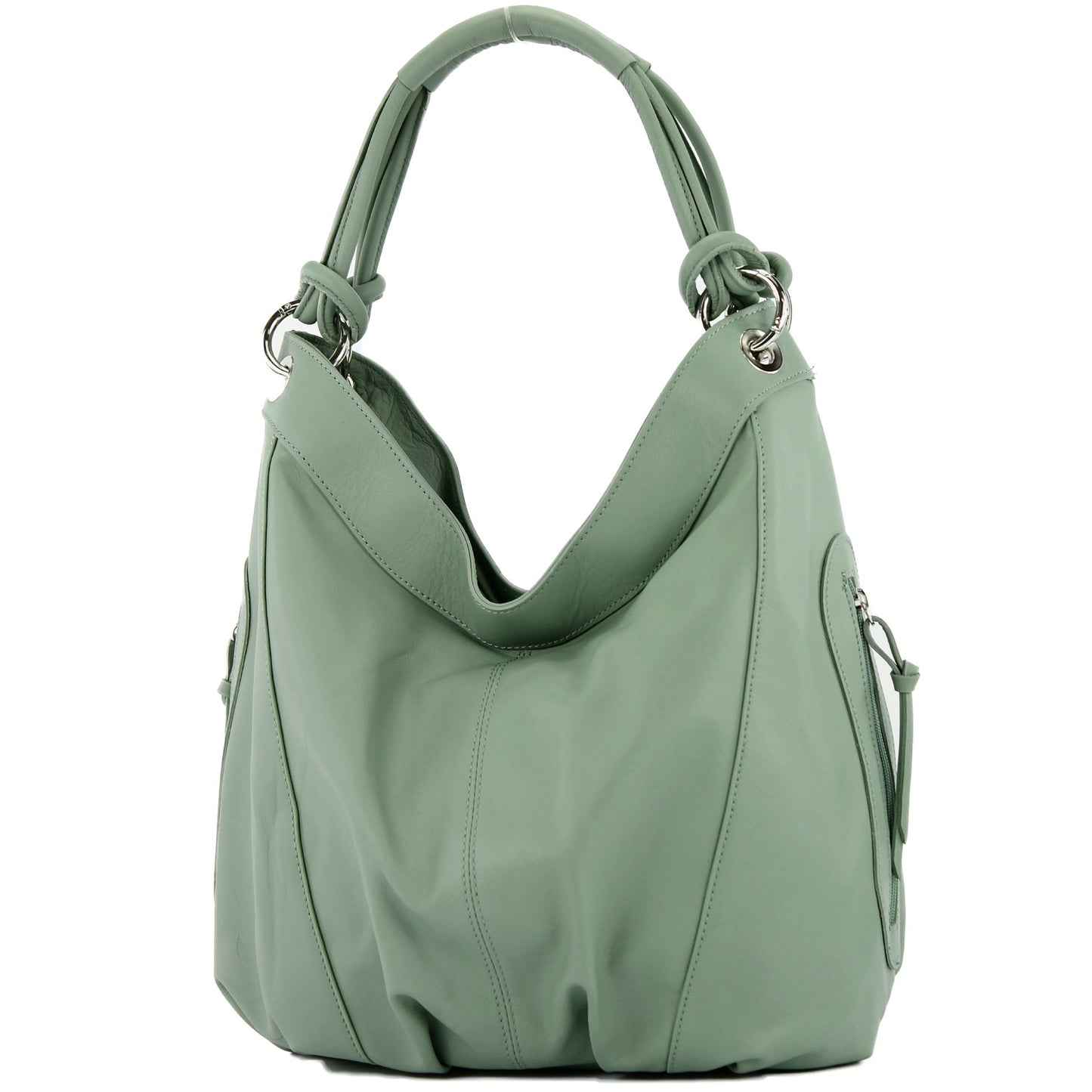 modamoda de -  Z18 - ital Damenhandtasche aus Leder/Nappaleder