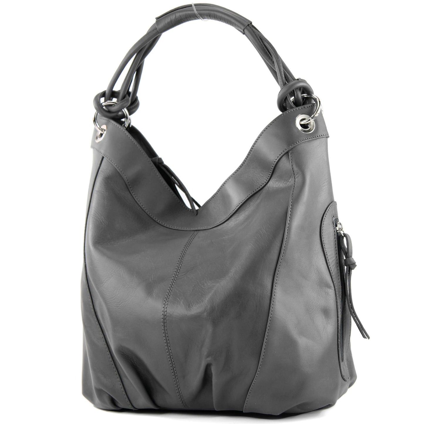 modamoda de -  Z18 - ital Damenhandtasche aus Leder/Nappaleder