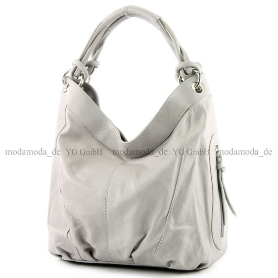 modamoda de -  Z18 - ital Damenhandtasche aus Leder/Nappaleder