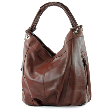 modamoda de -  Z18 - ital Damenhandtasche aus Leder/Nappaleder