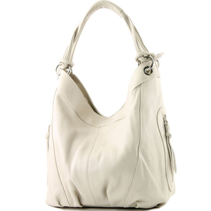 modamoda de -  Z18 - ital Damenhandtasche aus Leder/Nappaleder