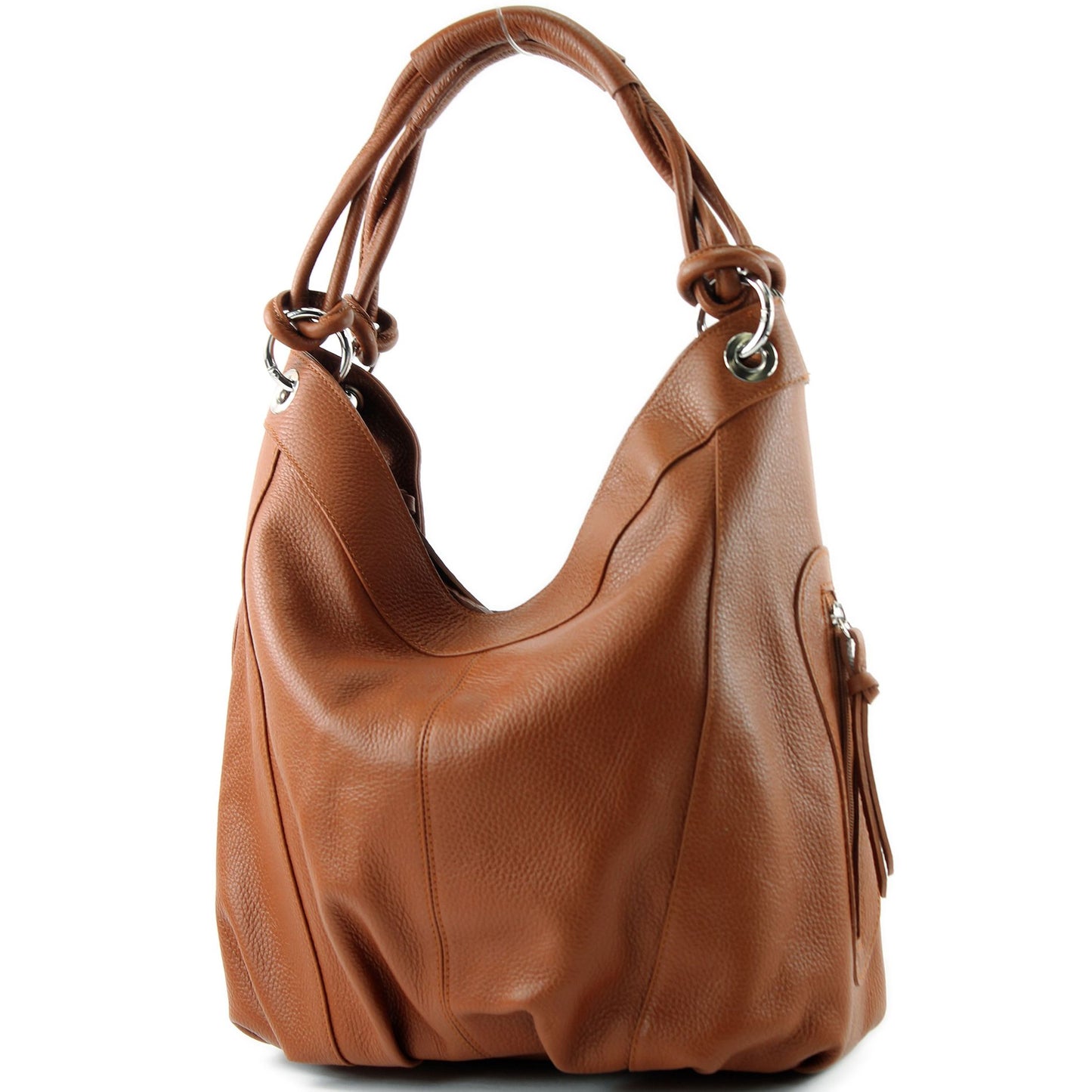 modamoda de -  Z18 - ital Damenhandtasche aus Leder/Nappaleder