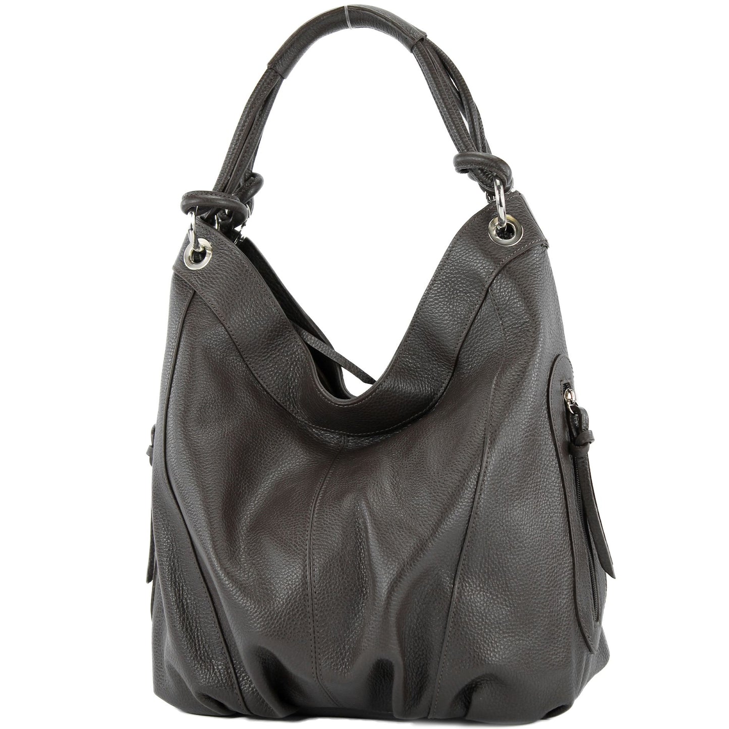modamoda de -  Z18 - ital Damenhandtasche aus Leder/Nappaleder