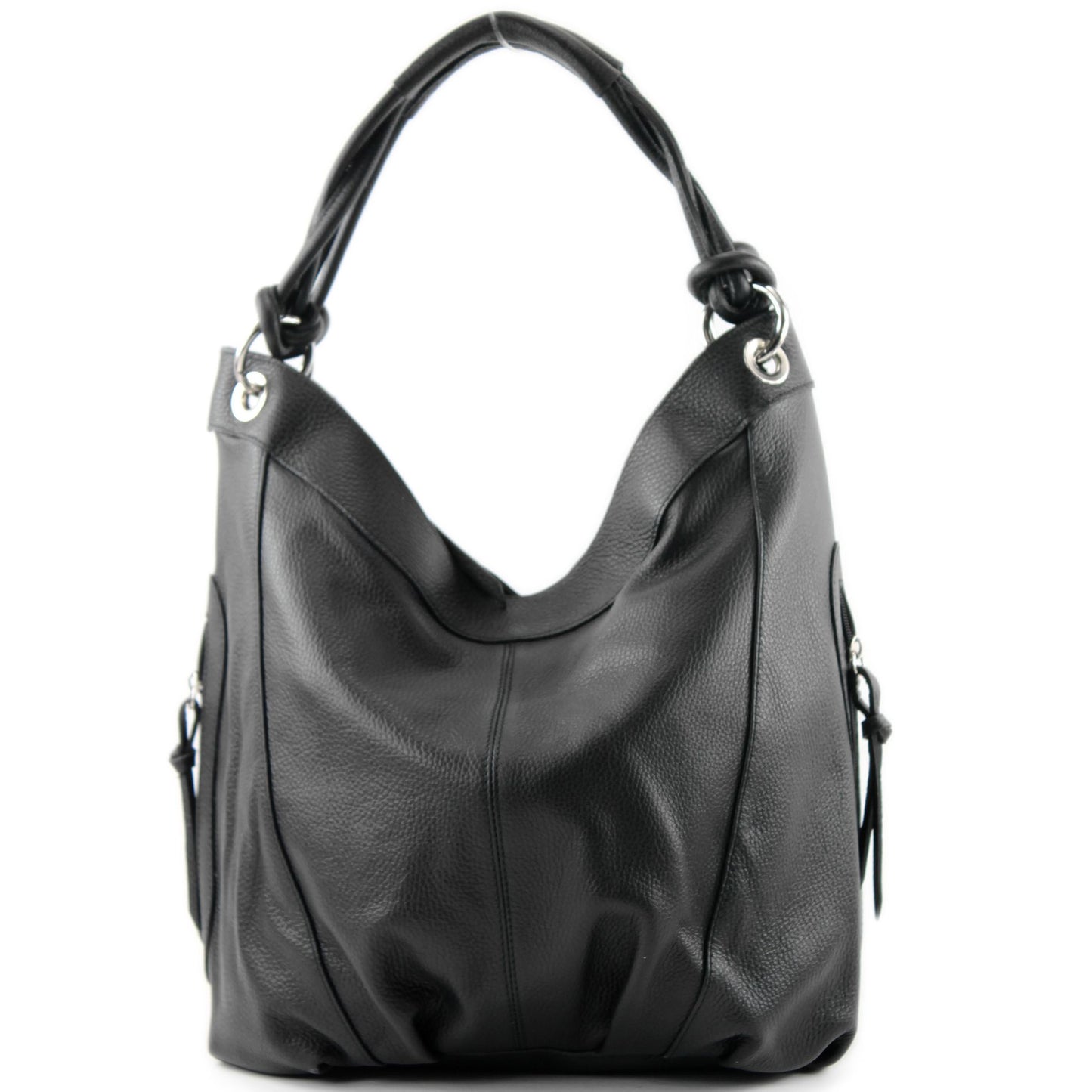 modamoda de -  Z18 - ital Damenhandtasche aus Leder/Nappaleder