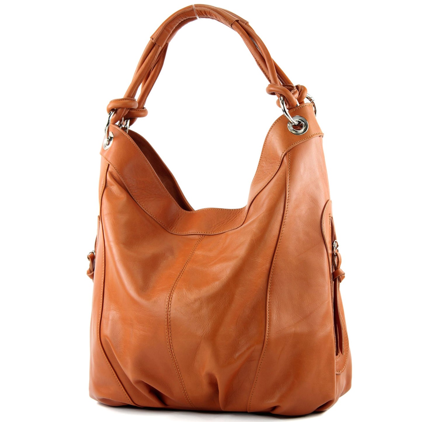 modamoda de -  Z18 - ital Damenhandtasche aus Leder/Nappaleder