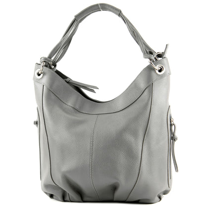modamoda de -  Z18 - ital Damenhandtasche aus Leder/Nappaleder