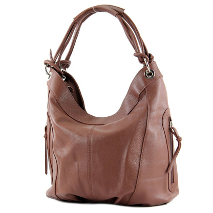 modamoda de -  Z18 - ital Damenhandtasche aus Leder/Nappaleder