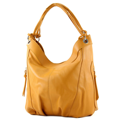 modamoda de -  Z18 - ital Damenhandtasche aus Leder/Nappaleder