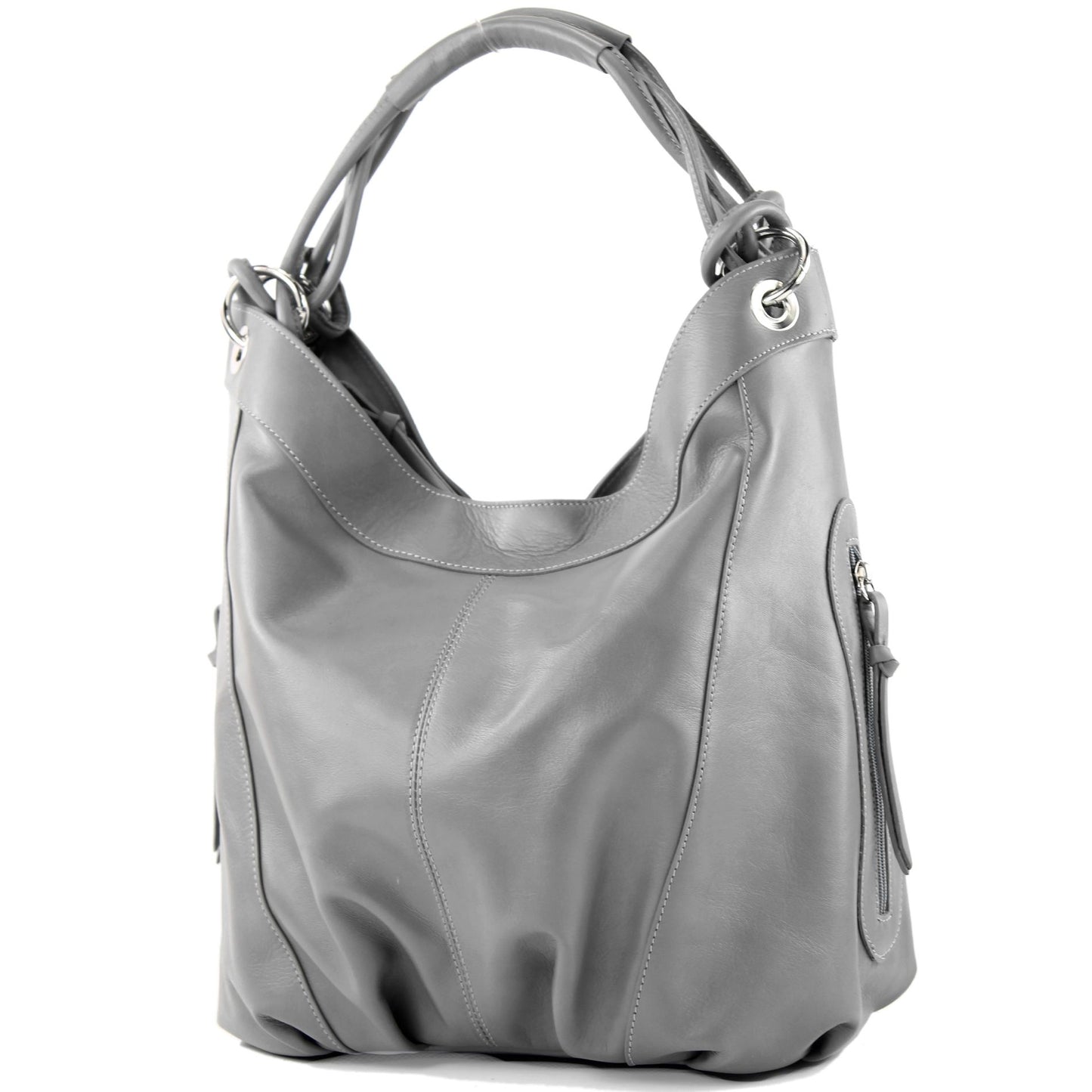 modamoda de -  Z18 - ital Damenhandtasche aus Leder/Nappaleder