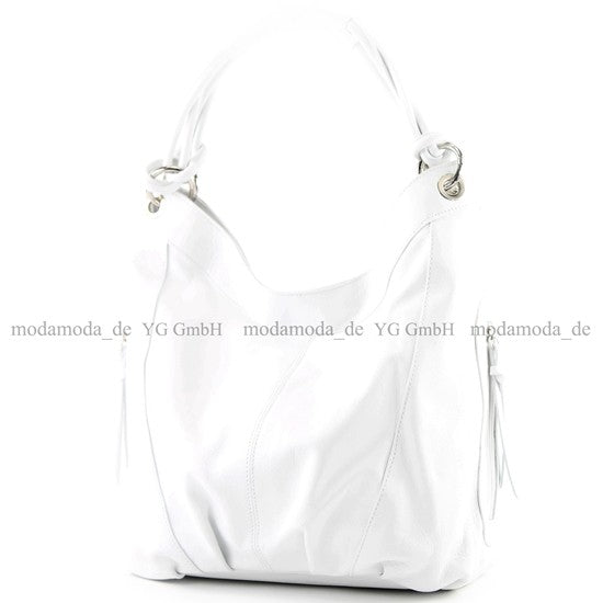 modamoda de -  Z18 - ital Damenhandtasche aus Leder/Nappaleder
