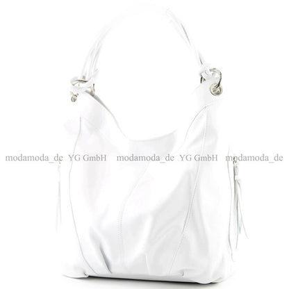 modamoda de -  Z18 - ital Damenhandtasche aus Leder/Nappaleder