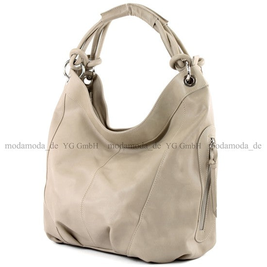 modamoda de -  Z18 - ital Damenhandtasche aus Leder/Nappaleder