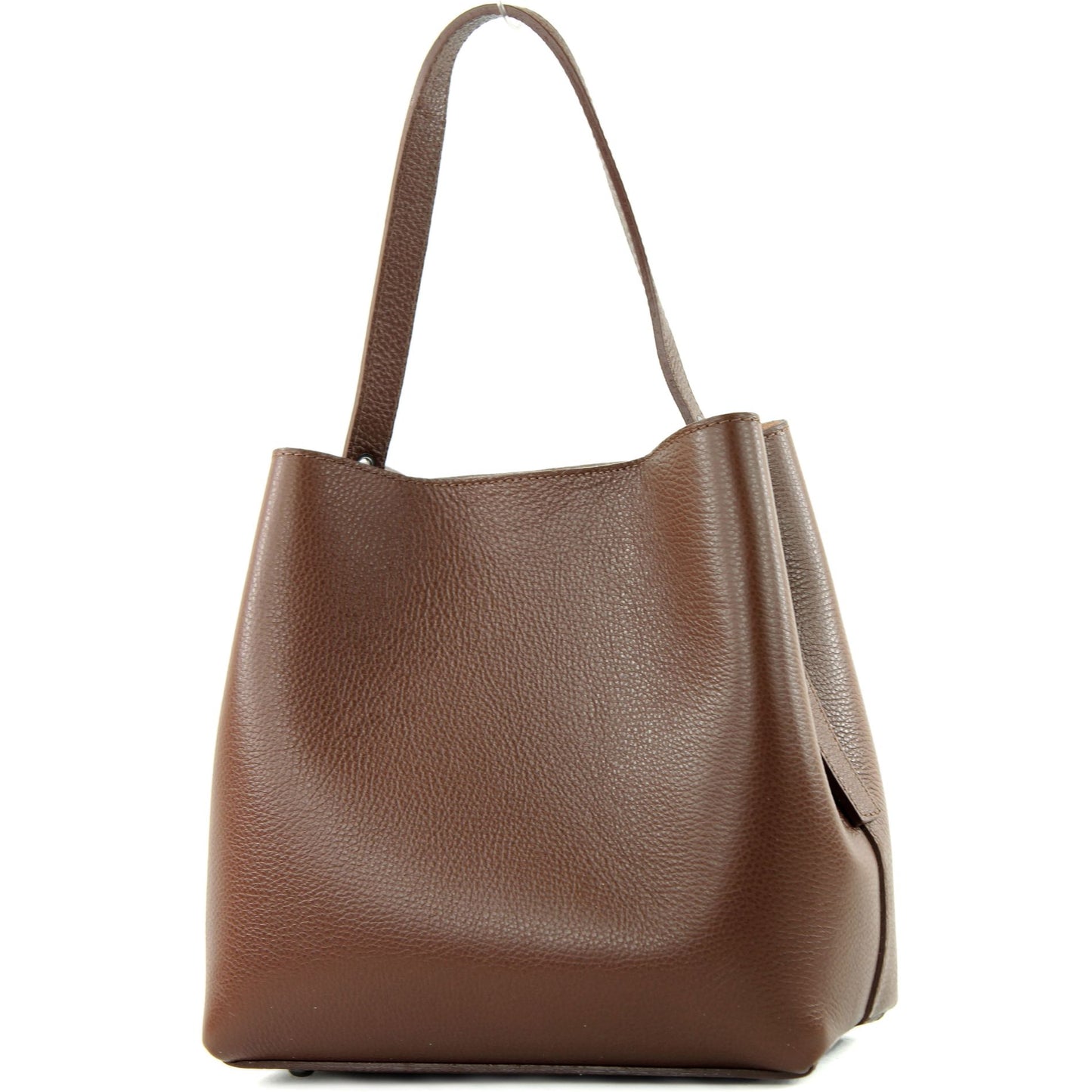 modamoda de - T188 - ital. Shopper Henkeltasche aus Leder