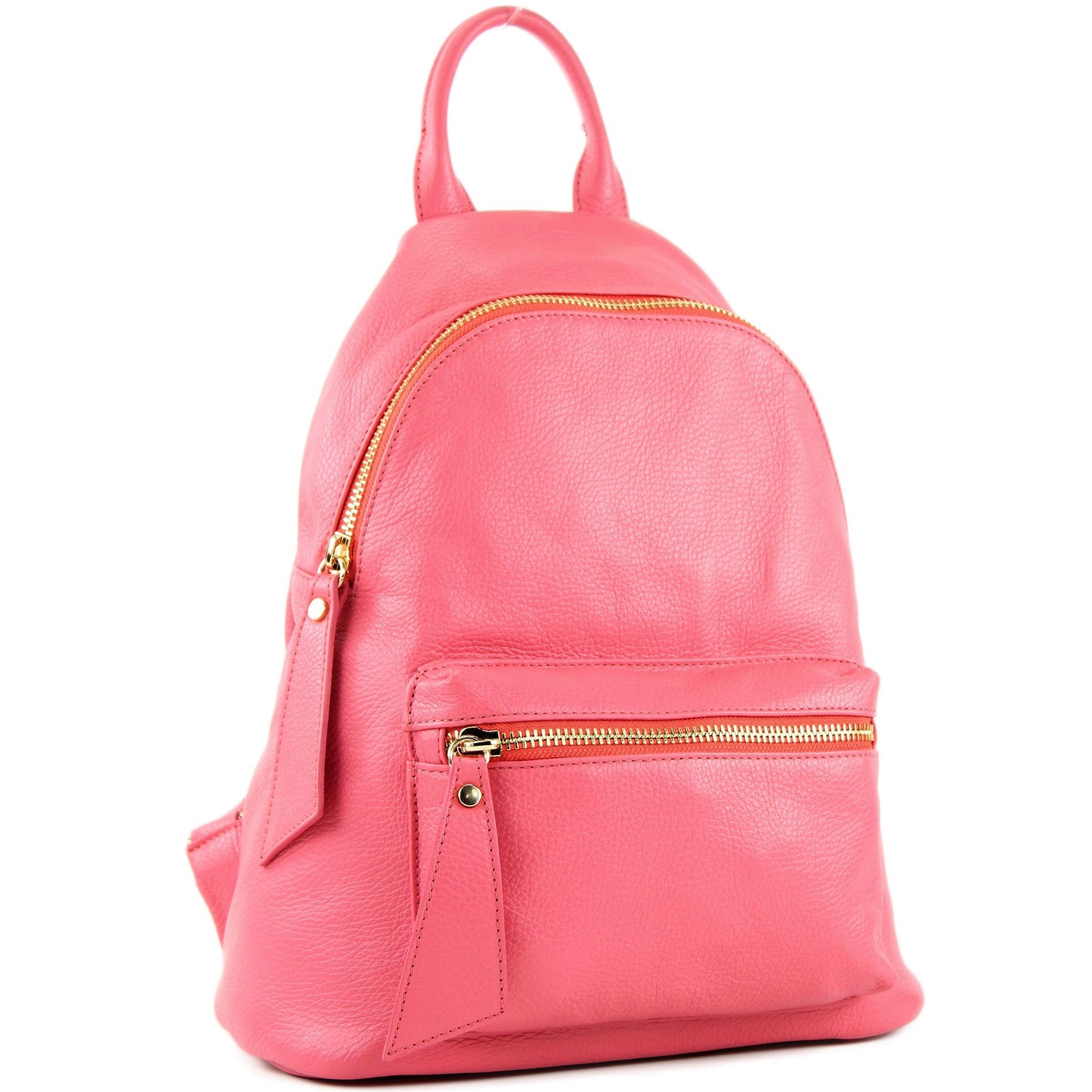 modamoda de - T171A - ital Damen Rucksacktasche aus Leder