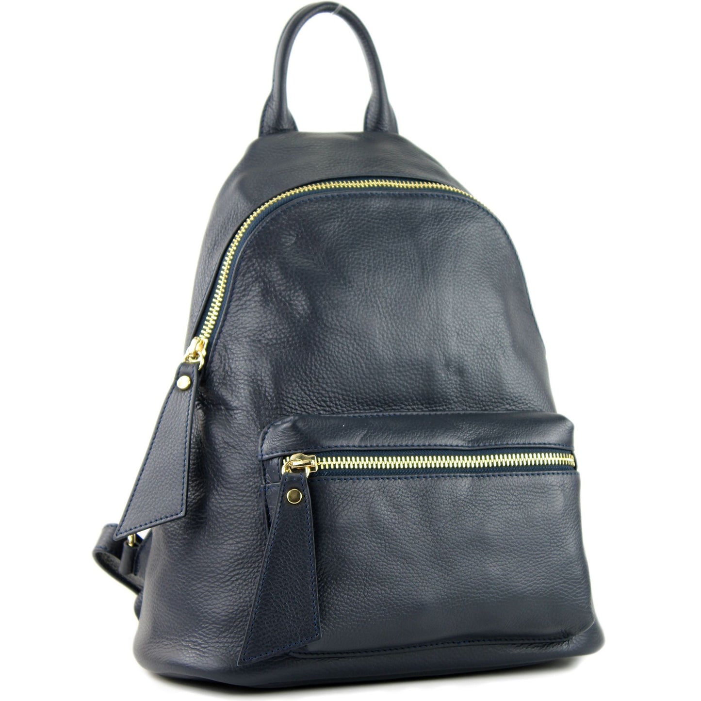 modamoda de - T171A - ital Damen Rucksacktasche aus Leder