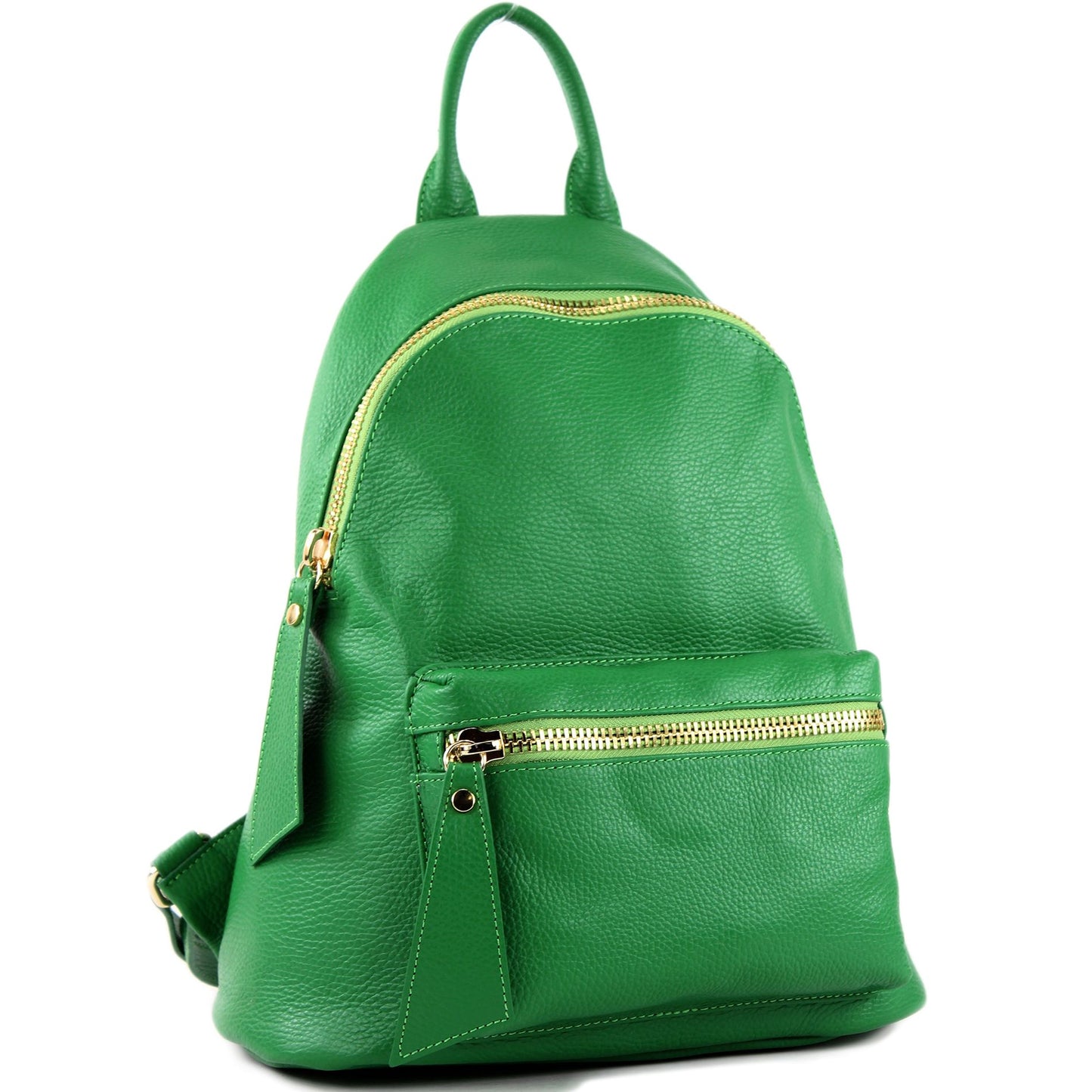 modamoda de - T171A - ital Damen Rucksacktasche aus Leder
